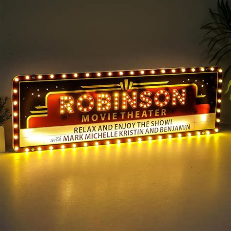 Cinema marquee with 