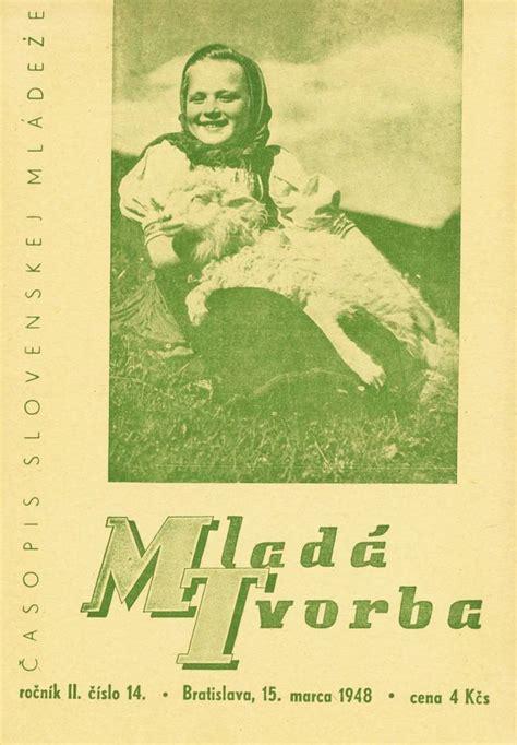 Titulná strana časopisu Mladá tvorba z obdobia 60. rokov
