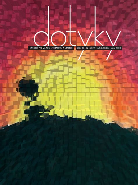 Fotografia časopisu Dotyky s ukážkami prác mladých umelcov