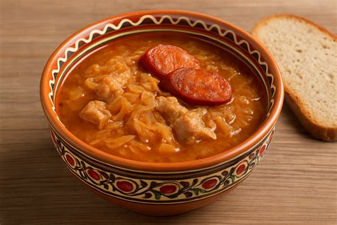 Hotová zabíjačková kapustnica