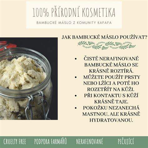 Bambucké maslo v tégliku s listami bambuckého stromu
