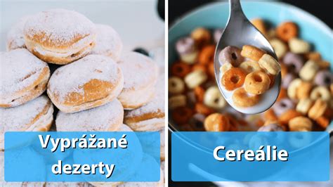 Porovnanie zdravých a nezdravých potravín
