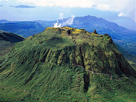 Sopka Souffriere na Guadeloupe