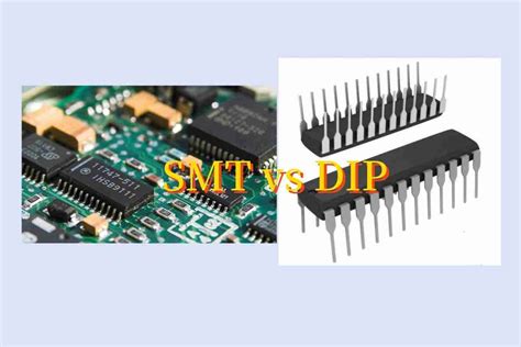 Porovnanie DIP a SMT komponentov