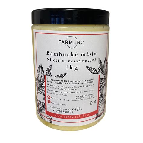 Nerafinované bambucké maslo