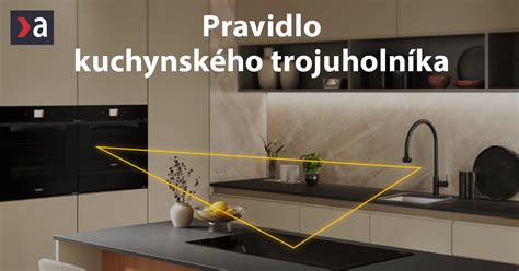 Infografika: Pracovný trojuholník v kuchyni