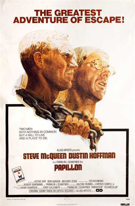 Steve McQueen a Dustin Hoffman vo filme Motýlik