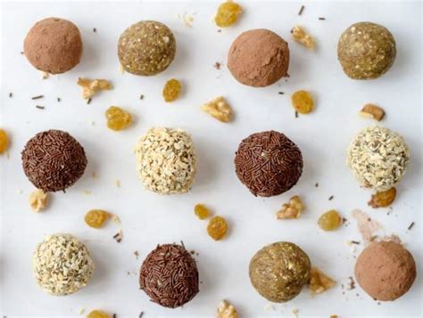 Gaštanové truffles v tvare guličiek
