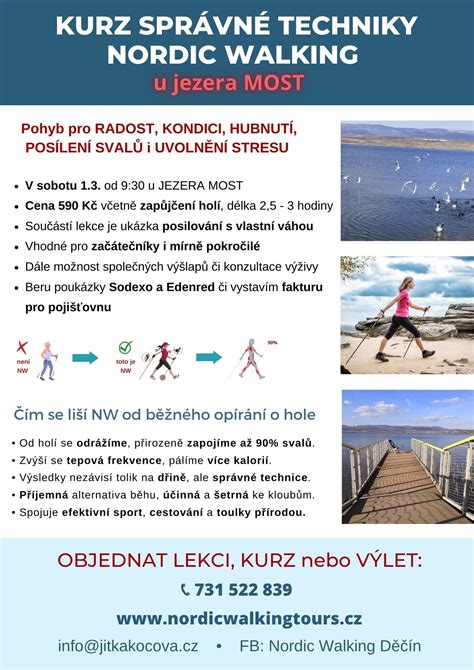 Obrázok správnej techniky Nordic Walking