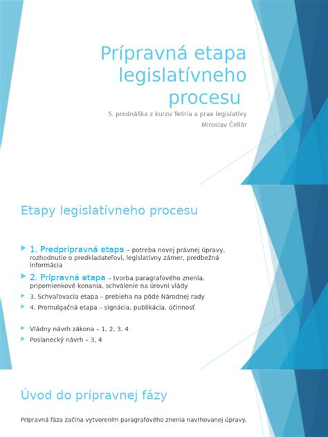 Schéma legislatívneho procesu pre stavebné konanie
