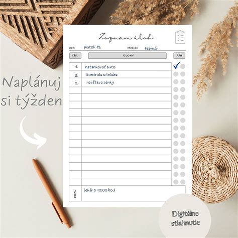 Zoznam úloh pre organizáciu karu