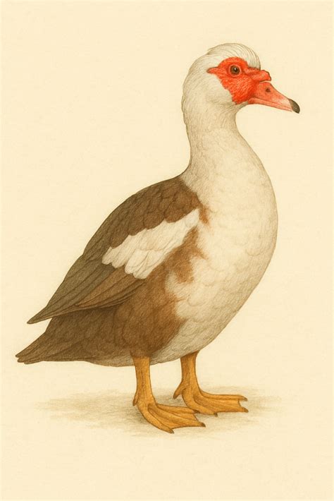 Kačica pižmová - ilustrácia