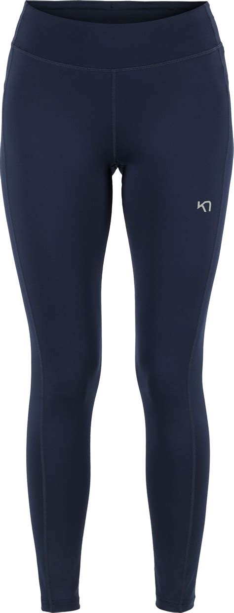 Žena v legínach Kari Traa Nora 2.0 Tights pri cvičení