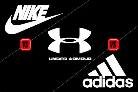 Logá známych značiek kabeliek (Nike, Adidas, Under Armour)