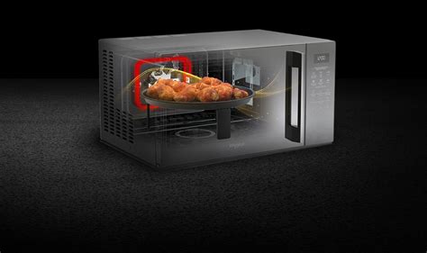 Vizualizácia technológie AirFry v rúre Whirlpool