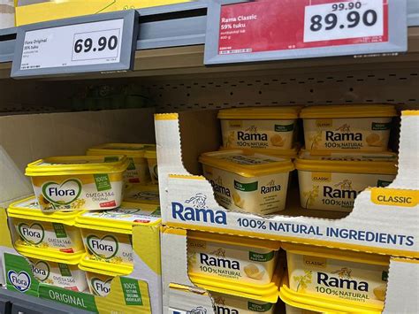 Balenie margarínu Rama