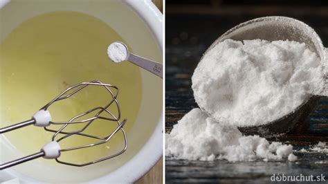 Schéma prípravy bielkového snehu