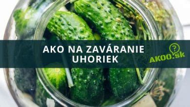 koreniny na zaváranie uhoriek