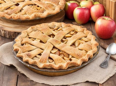 Ilustrácia tradičného jablkového koláča