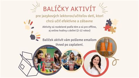 Ilustrácia rôznych jazykových aktivít detí
