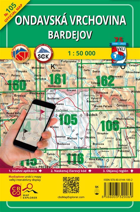 Mapa Bardejova s vyznačeným miestom konania jarmoku