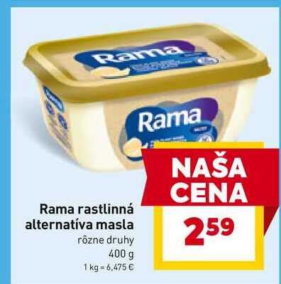 Rôzne druhy masla na trhu