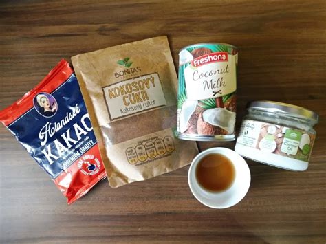 Suroviny na prípravu kokosových rezov