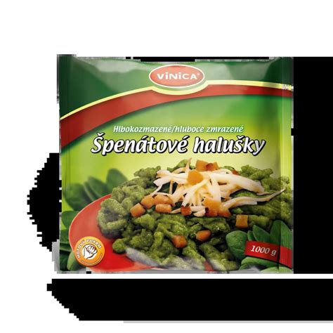 Zloženie surovín na špenátové halušky