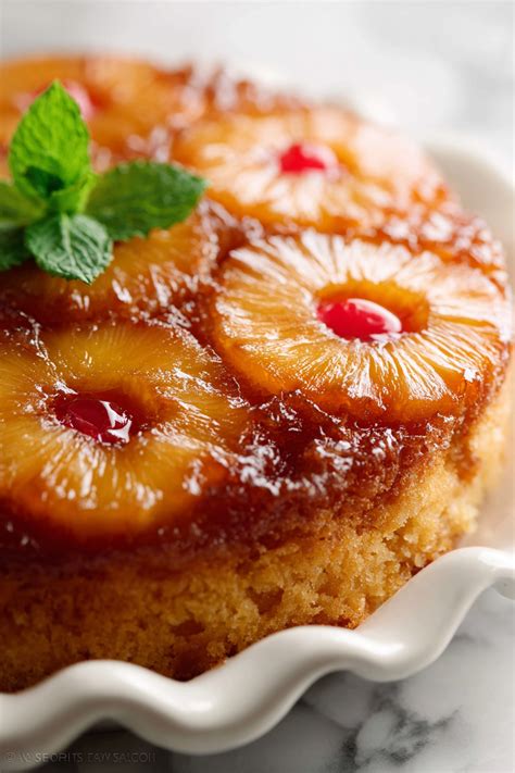 Rôzne varianty Upside-down cake s ovocím