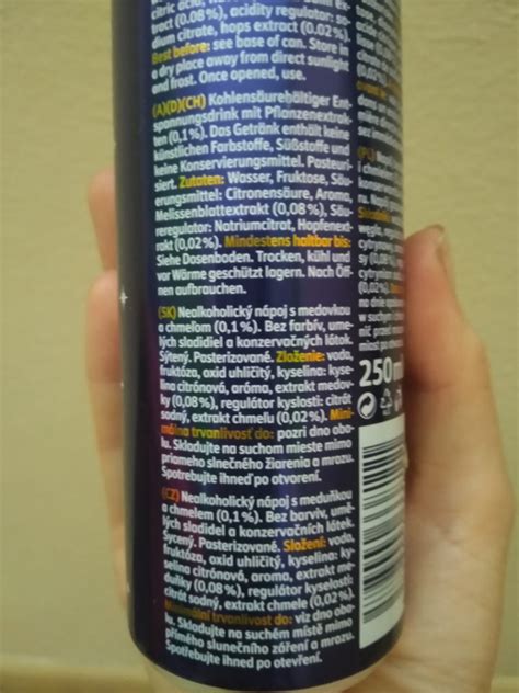 Zloženie miešaného nápoja