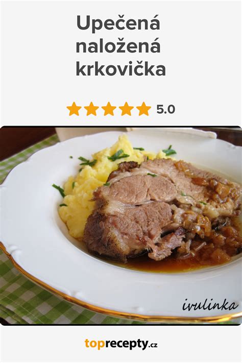 Upečená šťavnatá krkovička