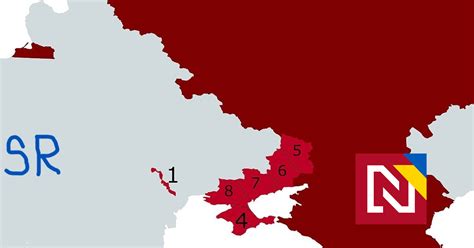 Mapa regionálnych variácií boršču vo východnej Európe