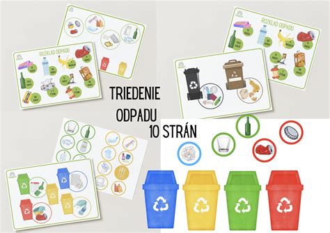 Schéma triedenia odpadu v reštaurácii