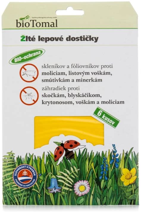 Žlté lepové doštičky proti škodcom