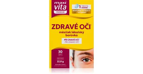 Vitamíny pre zdravé oči
