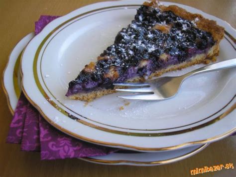 Fínska Mustikkapiirakka (čučoriedkový koláč)