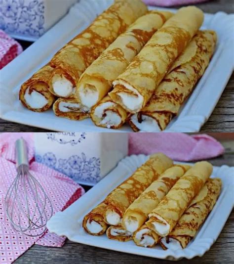 Hotové palacinky s náplňou