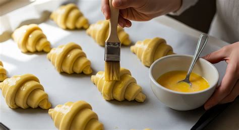 Tvarovanie croissantov z dvojfarebného cesta