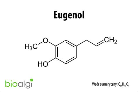 Chemická štruktúra eugenolu