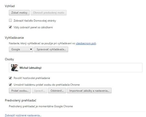 Nastavenia cookies v Chrome na počítači