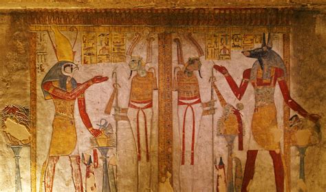 Nástenná maľba zo starovekého Egypta zobrazujúca kŕmenie husí
