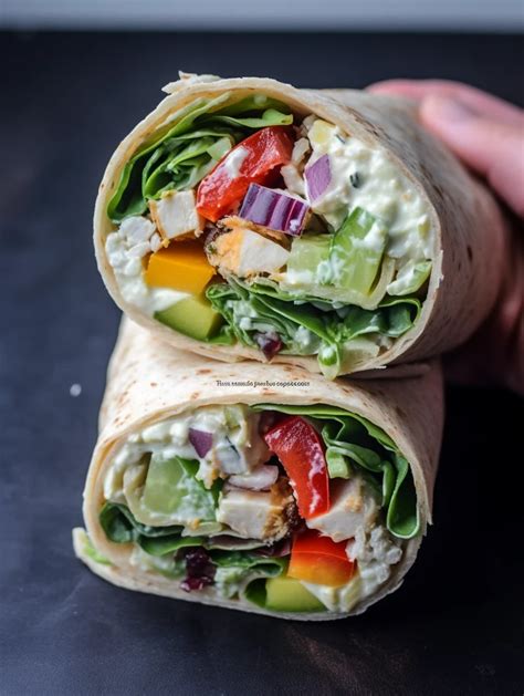 Zeleninový wrap s jogurtovým dresingom