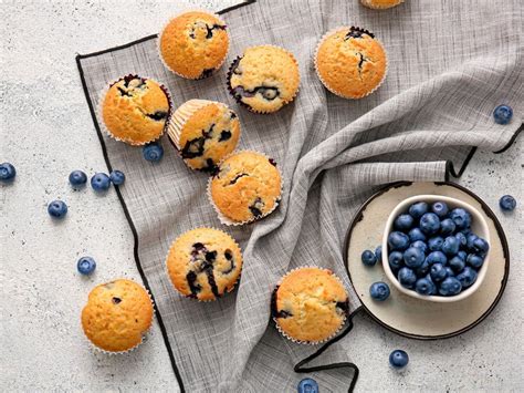 Obrázok čučoriedkových muffinov