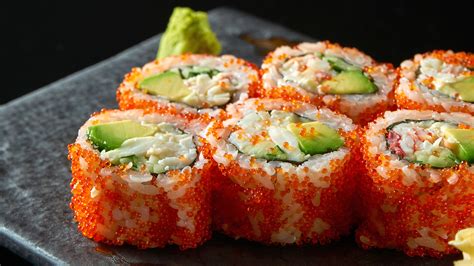 Estetická prezentácia sushi