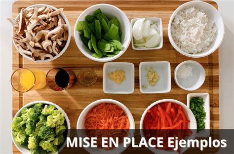 Mise en place - rôzne nakrájané suroviny v miskách