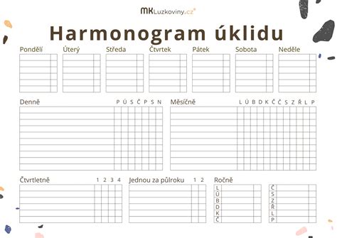 Schéma harmonogramu zavádzania príkrmov