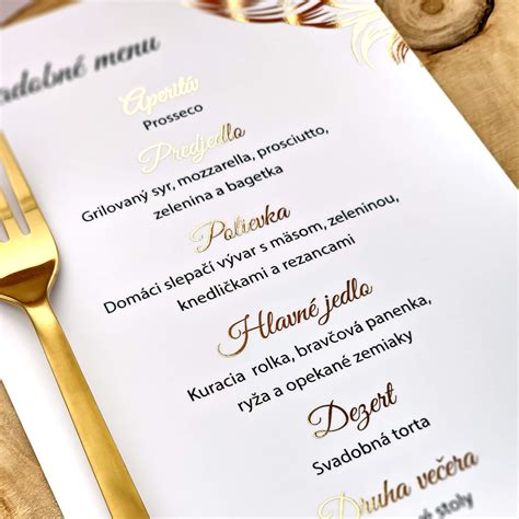 Svadobné menu so zemiakovými prílohami