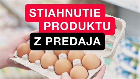 Upozornenie na stiahnutie produktu z trhu