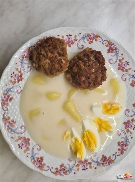 Hotové zemiaky na kyslo s fašírkou