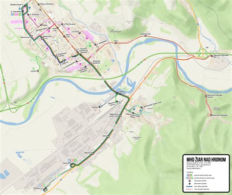Mapa Žiaru nad Hronom s vyznačenými reštauráciami